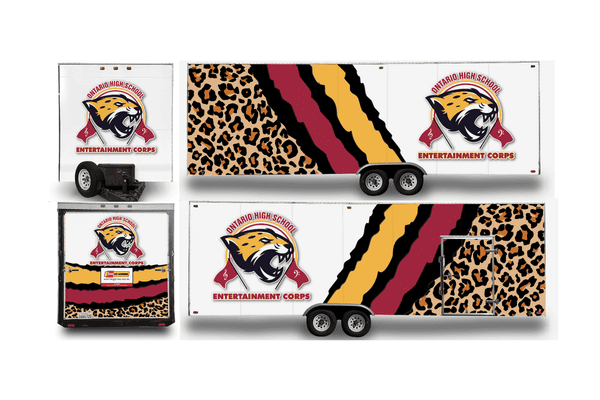 School Trailer Wrap by Gatorwraps