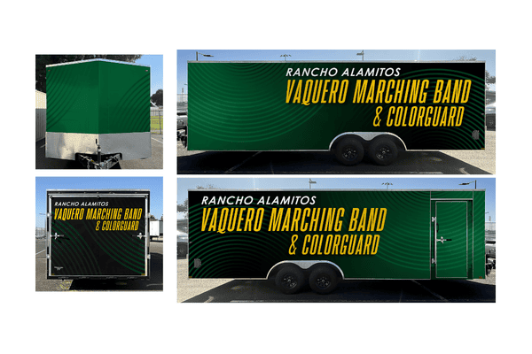School Trailer Wrap by Gatorwraps