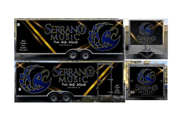 School Trailer Wrap by Gatorwraps