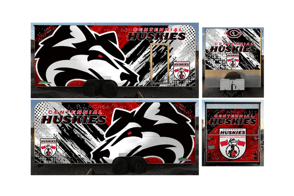 School Trailer Wrap by Gatorwraps
