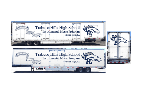School Trailer Wrap by Gatorwraps