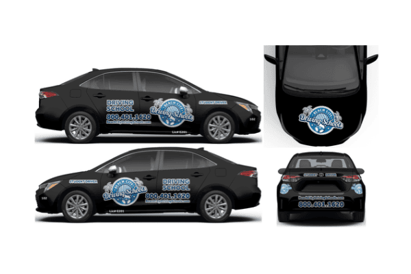 Sergio Gonzales Driving School Wrap by Gatorwraps