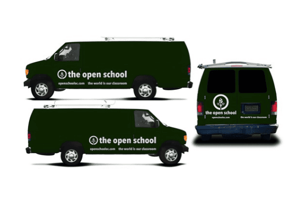 The Open School Vehicle Wrap - Gatorwraps